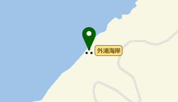 外浦海岸の地図画像