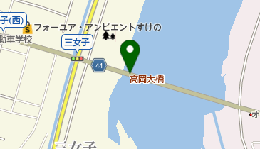 高岡大橋の地図画像