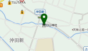 白山神社の地図画像