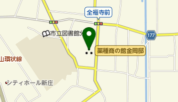 薬種商の館金岡邸の地図画像