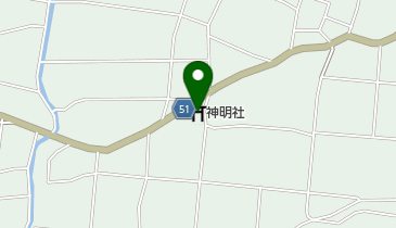 神明社の地図画像