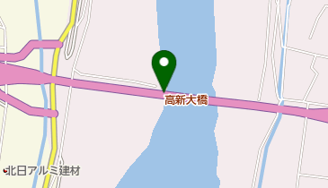 高新大橋の地図画像