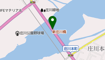 新庄川橋の地図画像