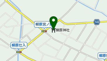 櫟原神社の地図画像