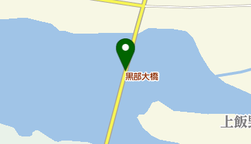 黒部大橋の地図画像