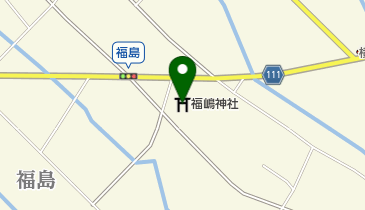 福嶋神社の地図画像