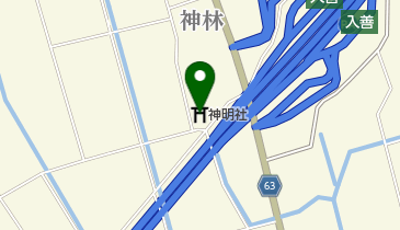神明社の地図画像