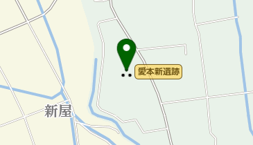 愛本新遺跡の地図画像