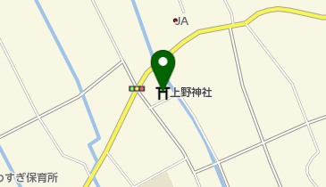 上野神社の地図画像