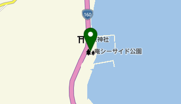 庵シーサイド公園の地図画像