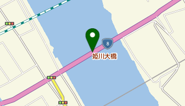 姫川大橋の地図画像