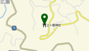 上ヶ屋神社の地図画像