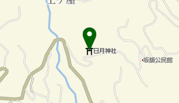日月神社の地図画像