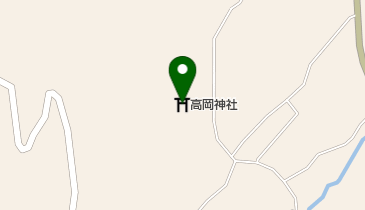 高岡神社の地図画像