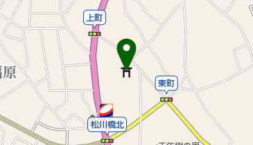 逢瀬神社の地図画像