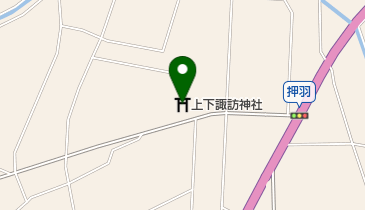 上下諏訪神社の地図画像