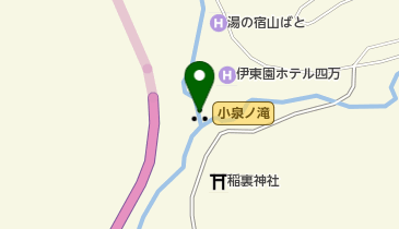 小泉ノ滝の地図画像