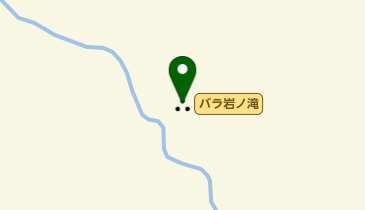 バラ岩ノ滝の地図画像