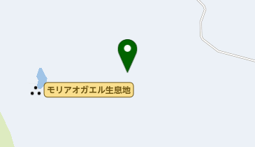 モリアオガエル生息地の地図画像