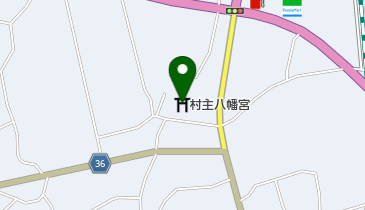 村主八幡宮の地図画像