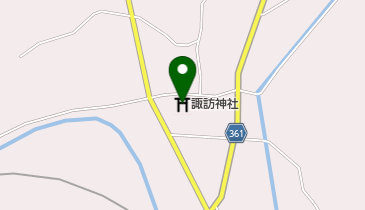 諏訪神社の地図画像