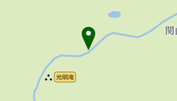 北地獄谷の地図画像