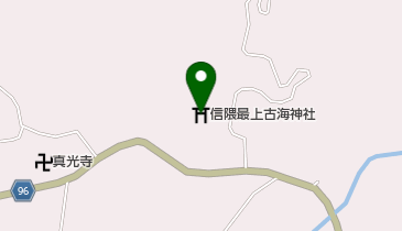 信隈最上古海神社の地図画像