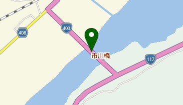 市川橋の地図画像