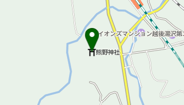 熊野神社の地図画像