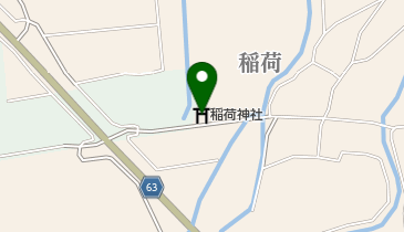 稲荷神社の地図画像