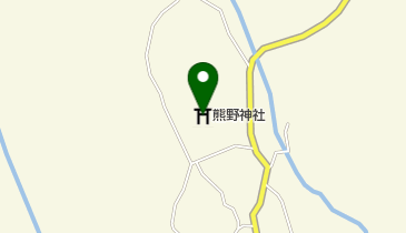熊野神社の地図画像