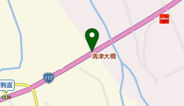 清津大橋の地図画像