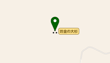 坊金の大杉の地図画像