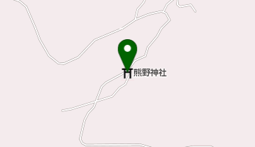 熊野神社の地図画像