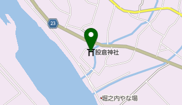 股倉神社の地図画像