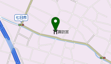 諏訪宮の地図画像