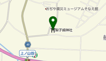 梨子崎神社の地図画像