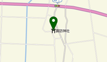 諏訪神社の地図画像