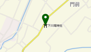 下川場神社の地図画像