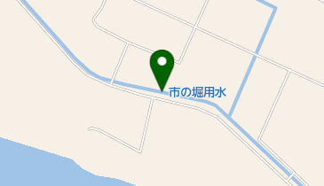 市の堀用水の地図画像