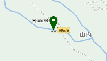 白糸滝の地図画像