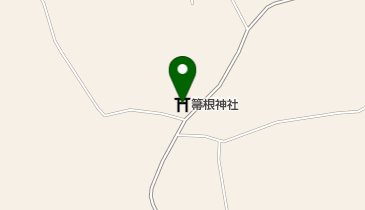 箒根神社の地図画像