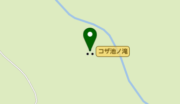 コザ池ノ滝の地図画像