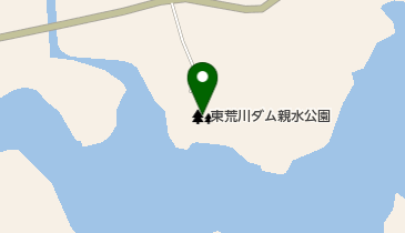 東荒川ダム親水公園の地図画像
