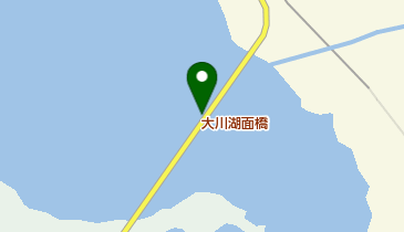 大川湖面橋の地図画像