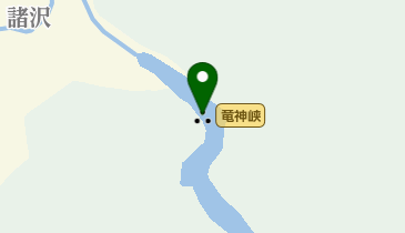 竜神峡の地図画像