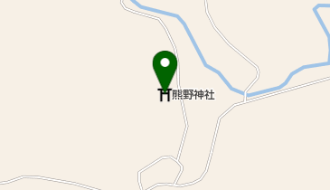 熊野神社の地図画像