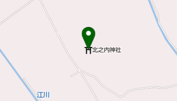 北之内神社の地図画像