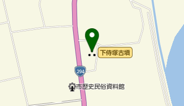 下侍塚古墳の地図画像