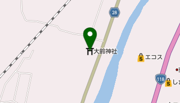 大鈴神社の地図画像